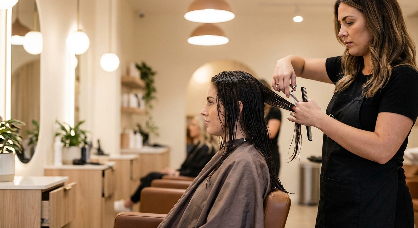 Präziser Haarschnitt bei HairSign